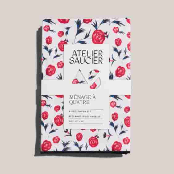 Rose Rouge Napkins | Set of 4