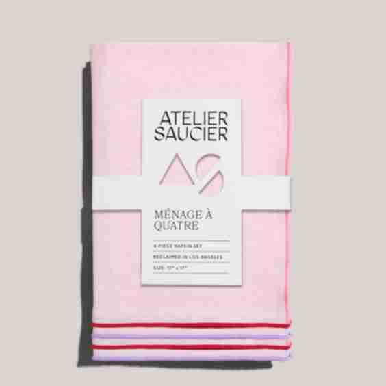 Candy Crush Linen Napkins | Set of 4