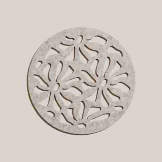 Doily Felt Trivet