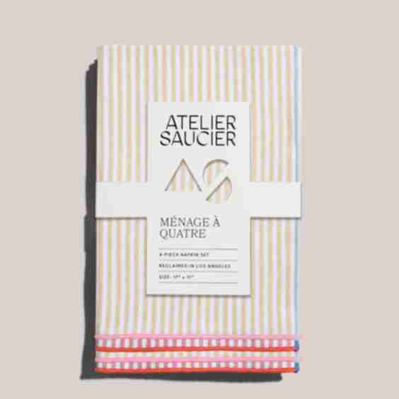Carnival Stripe Napkins | Set of 4