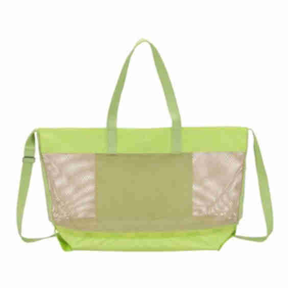 Solid Medium Mesh Tote