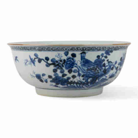 Blue & White Chinoiserie Bowl