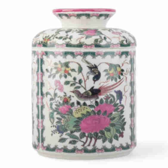 Pink Chinoiserie Tissue Holder