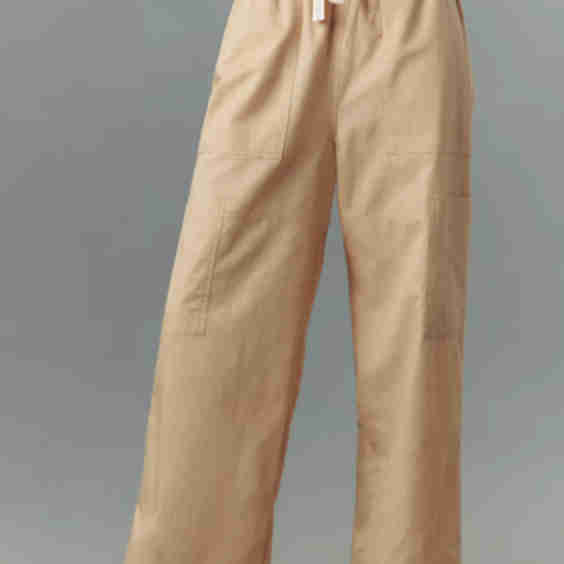 Noa Linen Blend High-Rise Wide-Leg Pants
