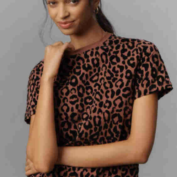 Printed Crew-Neck Tee