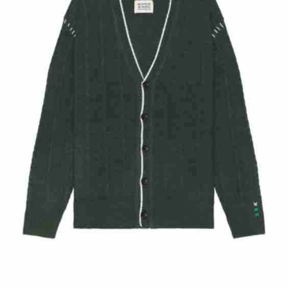 Alpaca Dropped Shoulder Cardigan