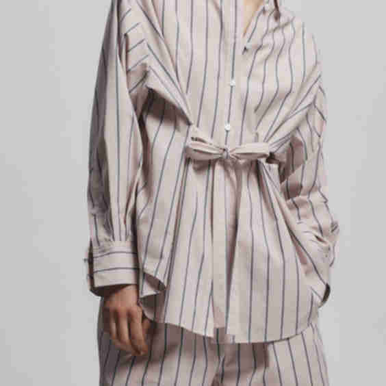Lara Linen Crinkle Blouse