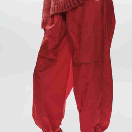 Clyde Oversized Taffeta Pant 