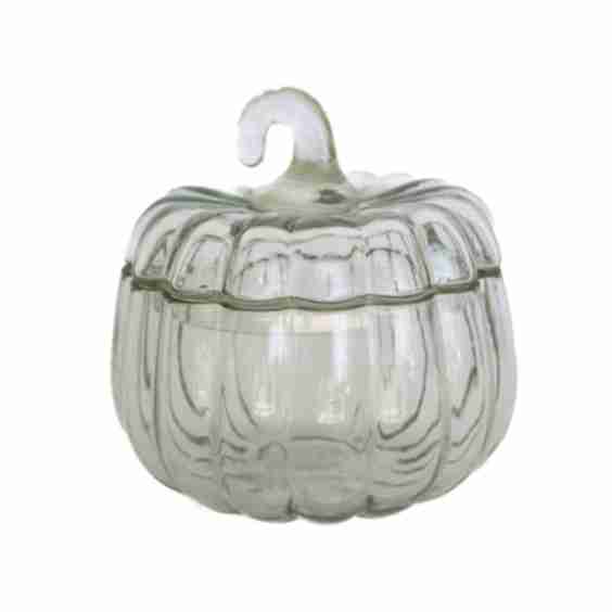 Glass Pumpkin Jar Preorder