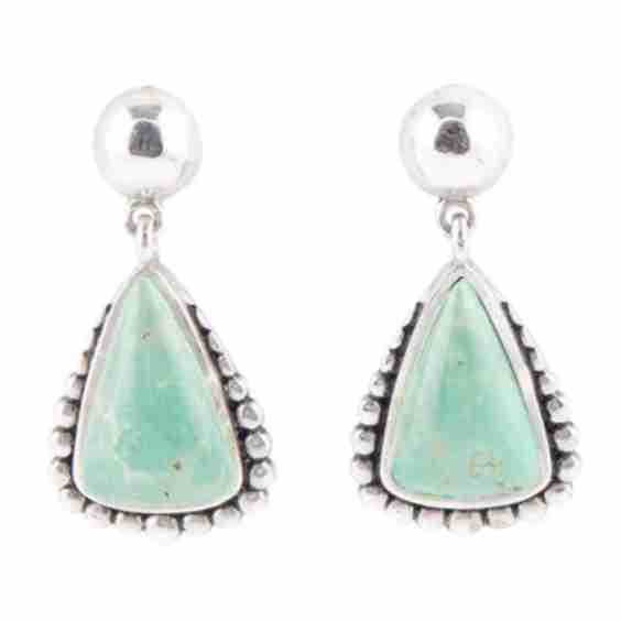 Begondor Sterling Silver Post Drop Earrings
