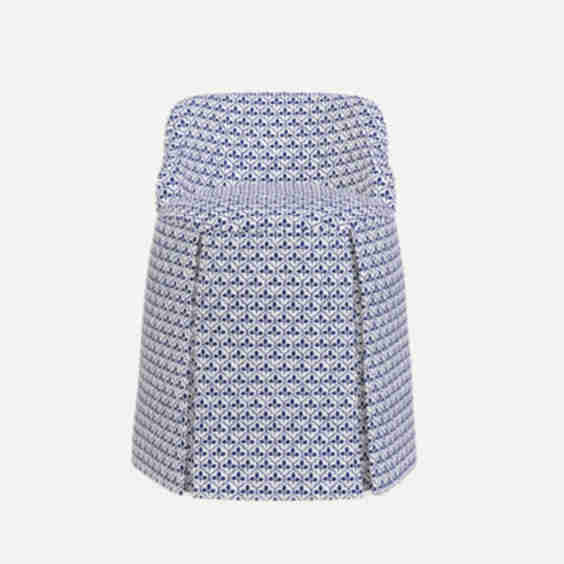 Uptown Skirted Vanity Chair 