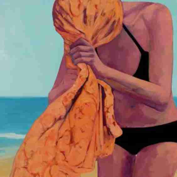 Tangerine Towel