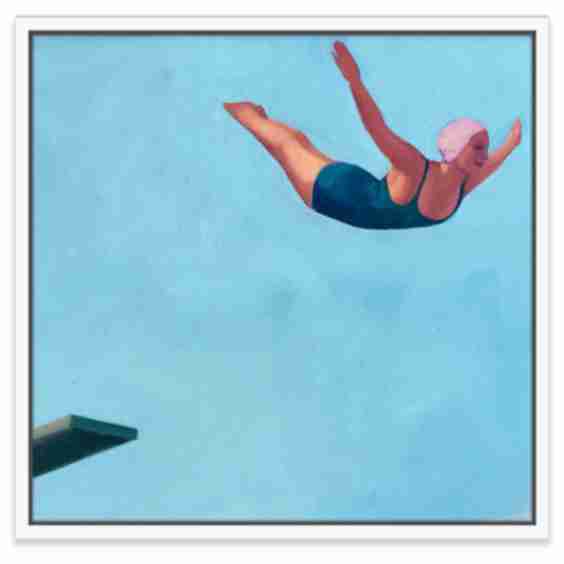 Swan Dive Painting