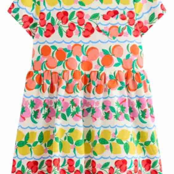 Fun Heart Pocket Jersey Dress 