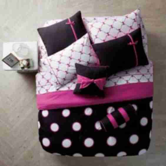 Sophie Polka Dot Bed In A Bag Comforter Set