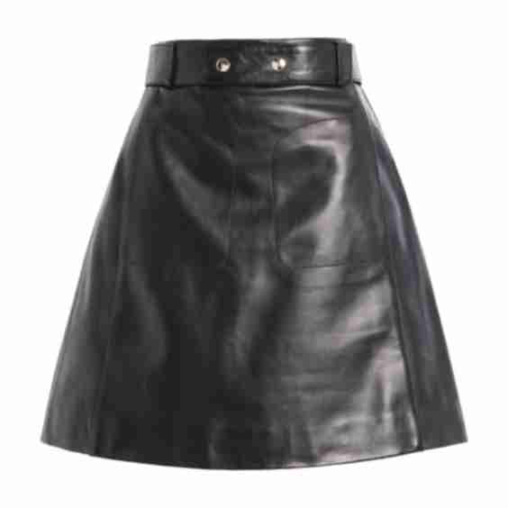 Bessie Leather Mini Skirt
