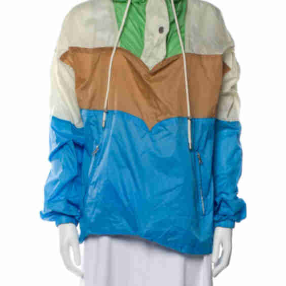 Étoile x Isabel Marant  Nylon Colorblock Pattern Jacket