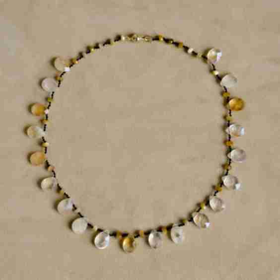 The Droplet Necklace | Light Citrine