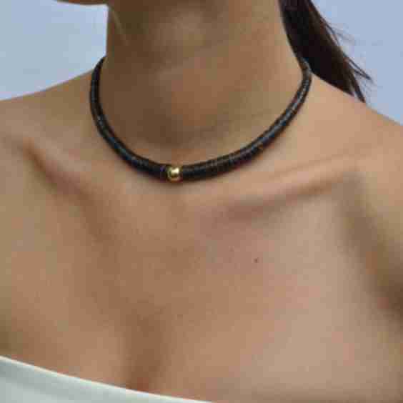 Elegant Puka Bead Collar