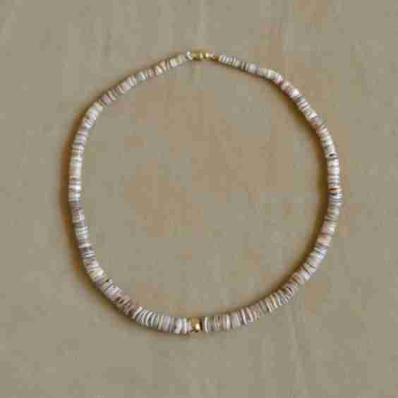 Multi Puka Bead Collar