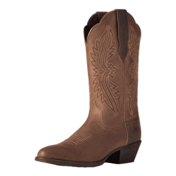 Heritage Toe Stretch Leather Western Boot