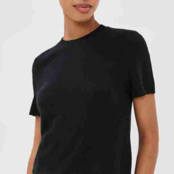 Charleston Relaxed Cashmere Crewneck Top