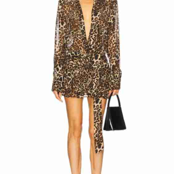 Mini Dress With Shawl