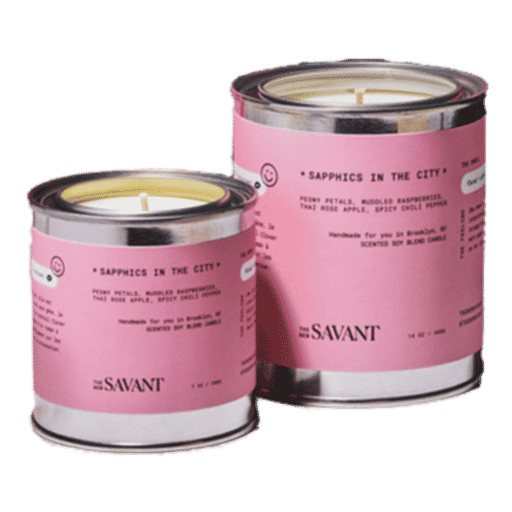 Sapphics In The City Candle