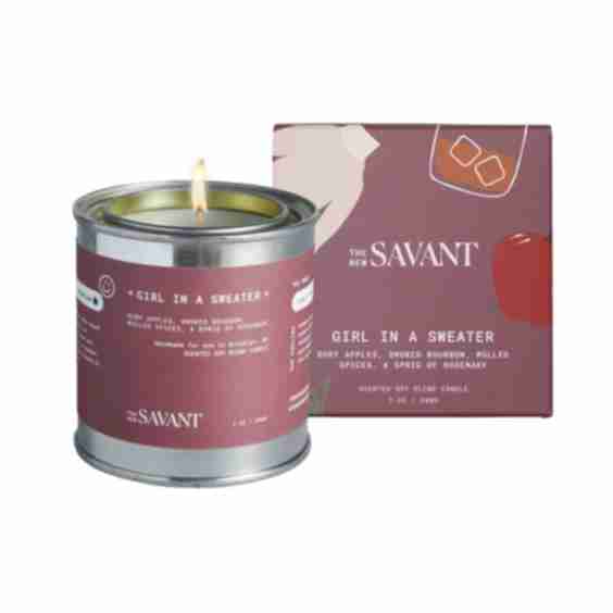 Girl in a Sweater Candle
