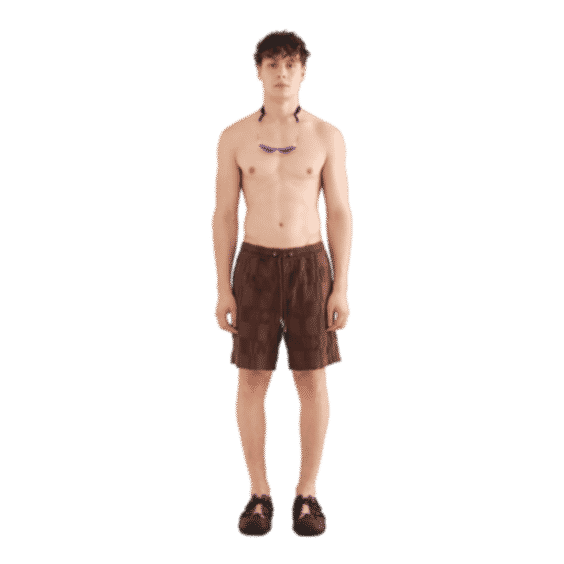 Jacquard Terry Bermuda Short