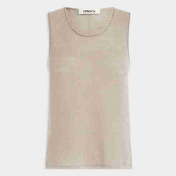 Linen Knitted Tank Top