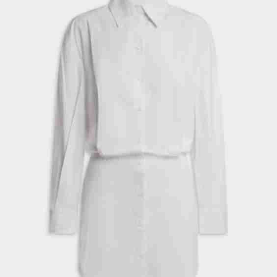 Cotton Shirt Mini Dress