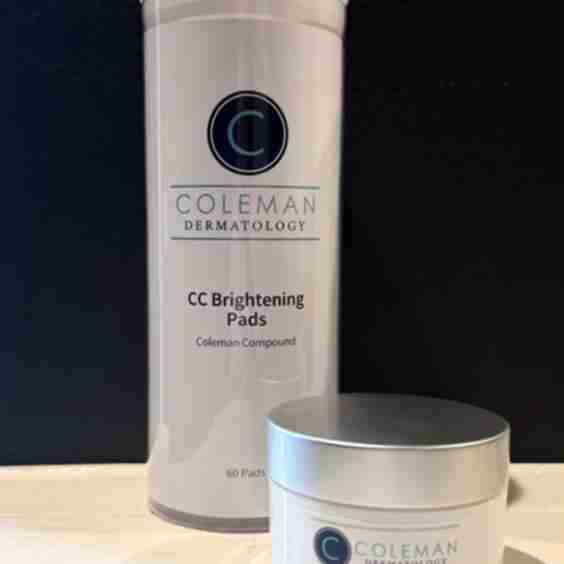 Coleman Compound brightening pads