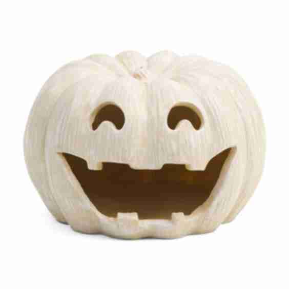 Jack-O-Lantern Pumpkin LED Tealight Holder
