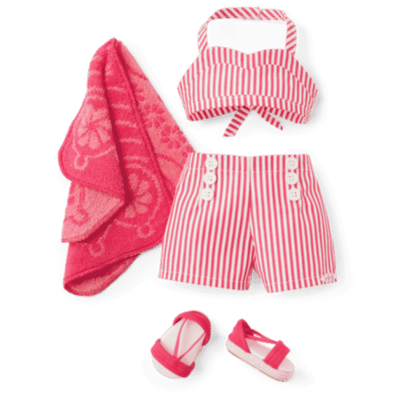 Nanea's Two Piece Swimsuit For 18-inch Dolls (Historical Characters)