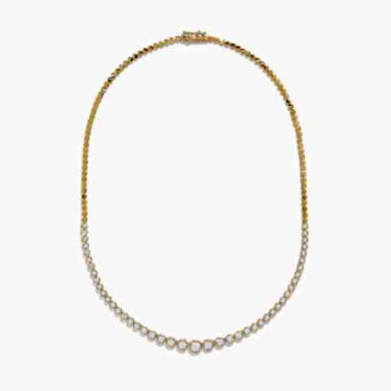 Graduated Diamond Tennis Necklace