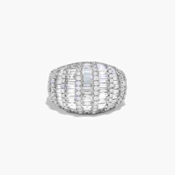 Classique 14K White Gold Diamond Ring