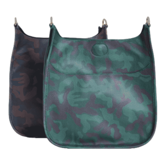 Camo Vegan Messenger Bag