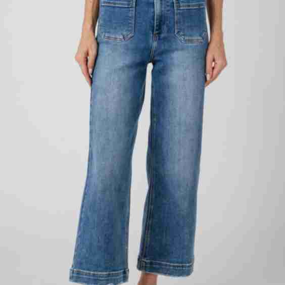 Amelia Patch Pocket Cropped Trouser 
