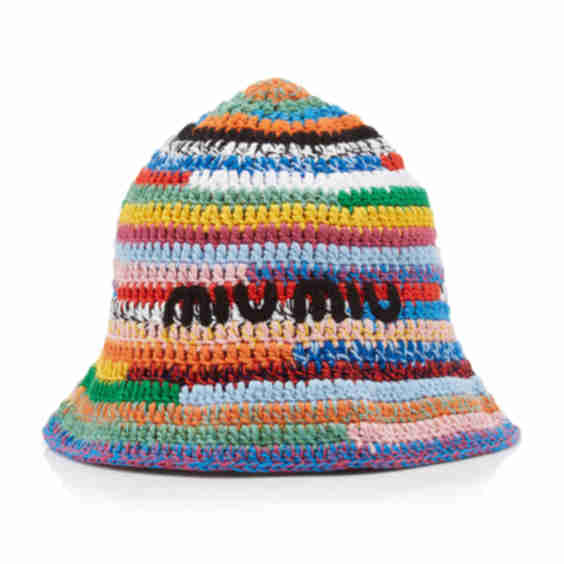 Crochet Bucket Hat Multicolor