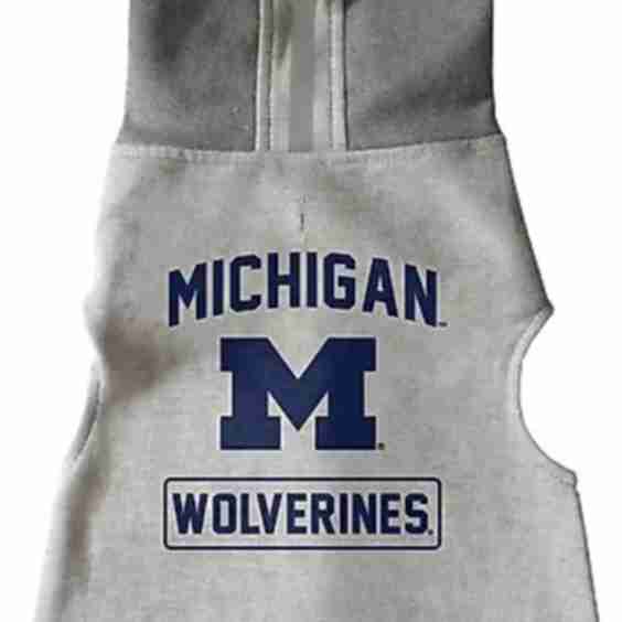 University of Michigan Pet Hooded Crewneck