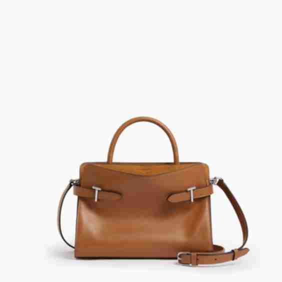 Medium Handbag In Smooth Leather And Suede