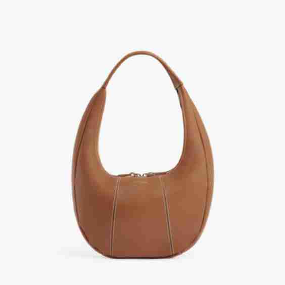 Juliette Medium Hobo Bag in Grained Leather