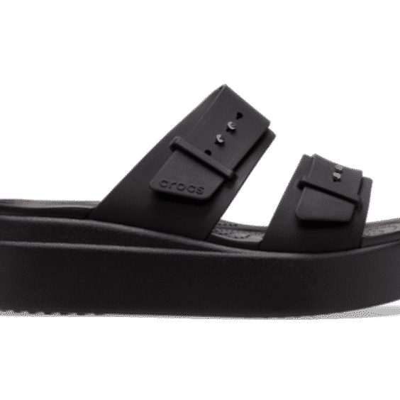 Brooklyn Buckle Low Wedge Sandal 