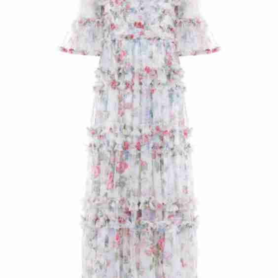 Peaches Smocked Ankle Gown