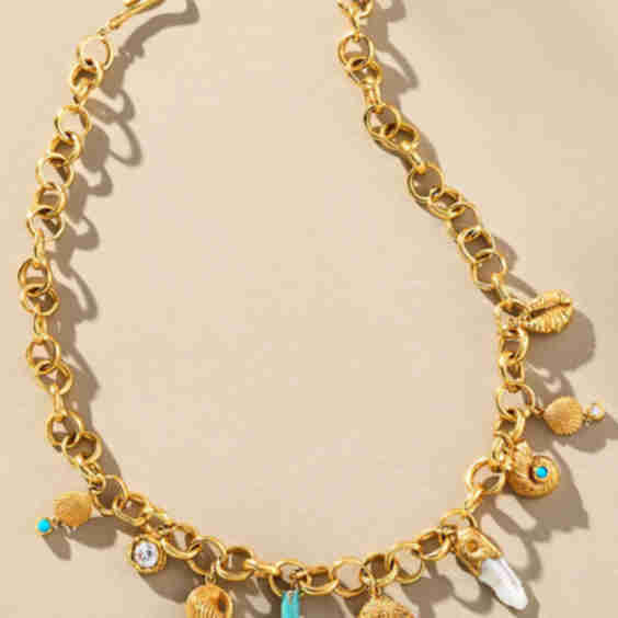 Seashell & Stones Charm Necklace