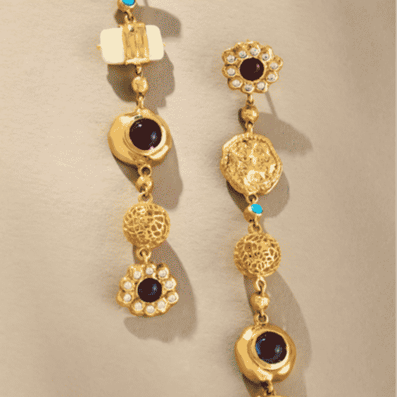 Mismatch Drop Earrings