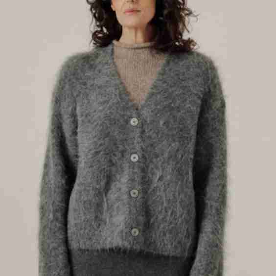 Suri Alpaca Cardigan