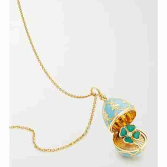 Heritage 18-Karat Gold, Enamel And Diamond Necklace