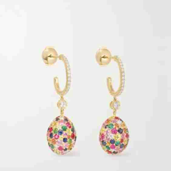 Emotion 18-Karat Gold Multi-Stone Earrings